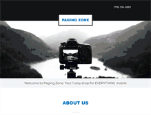 Tablet Screenshot of pagingzone.com